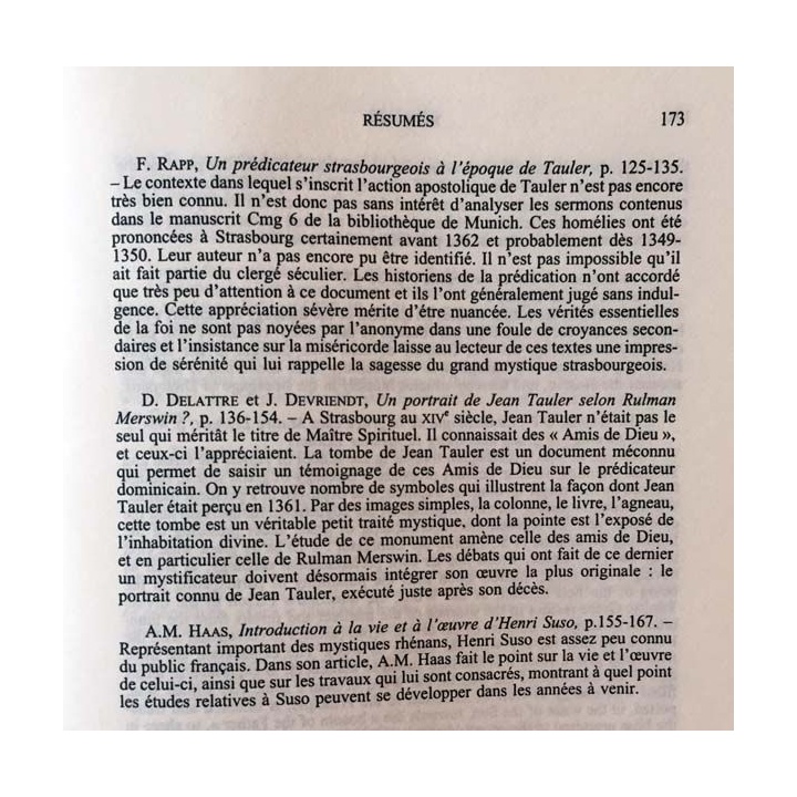 1. Revue des sciences religieuses 70e année n°1 Janvier 1996 aux éditions Palais universitaire