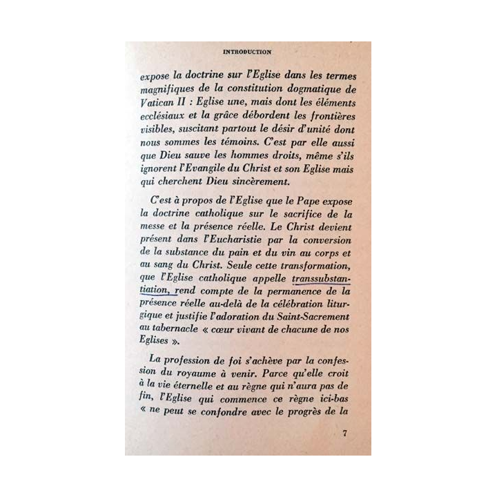 1. Profession de foi message aux prêtres de Paul VI aux éditions du Centurion