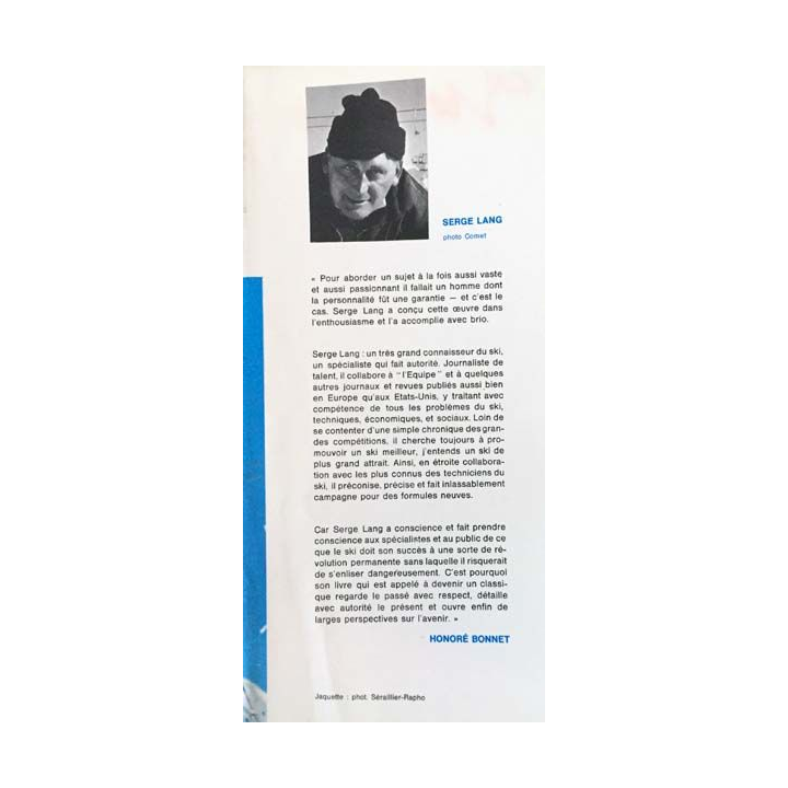 1. Le ski et autres sports d'hiver de Serge Lang aux éditions Larousse
