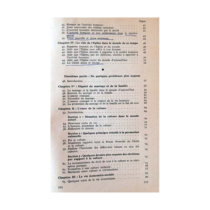1. Cahiers d'action religieuse et sociale - Gaudium et spes de J. Y Calvez aux éditions Saint-Paul