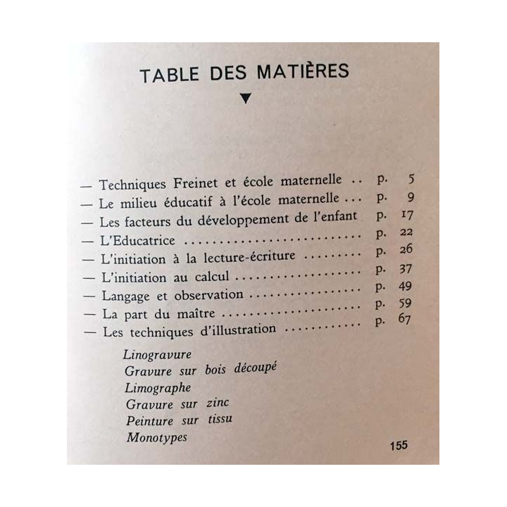 1. Les techniques Freinet à l'école maternelle de Madeleine Porquet aux éditions de l'école moderne française
