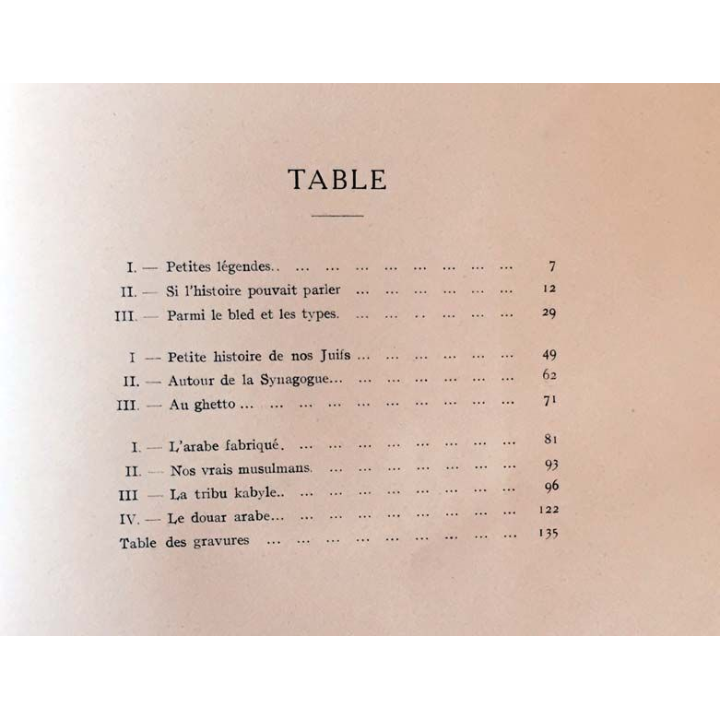 1. Ceux d'Algérie type et coutumes de Ferdinand Duchêne aux éditions des Horizons de France 1929