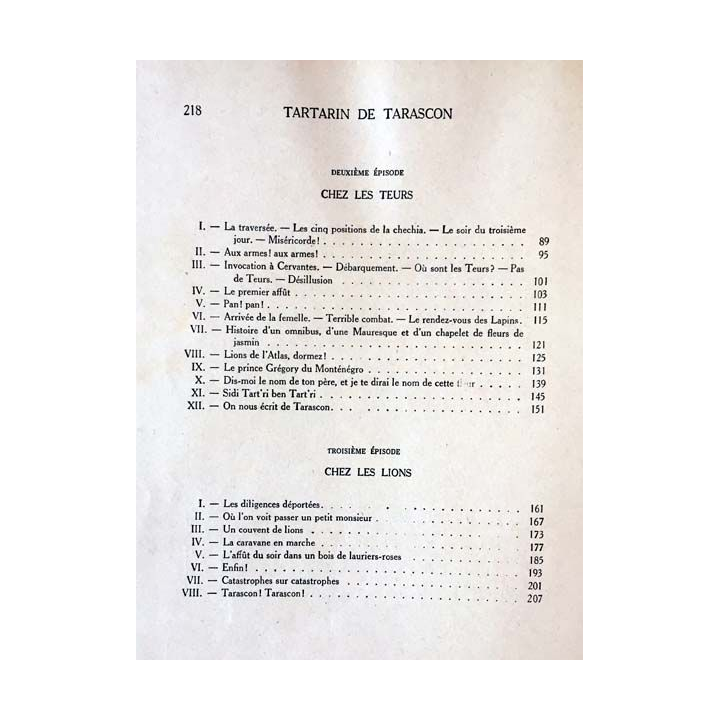 1. Aventure prodigieuse de Tartarin de Tarascon de Alphonse Daudet aux éditions Flammarion