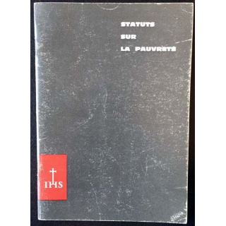 1. Statuts sur la pauvreté dans la compagnie de Jésus et autres matières connexes aux éditions Prière et vie