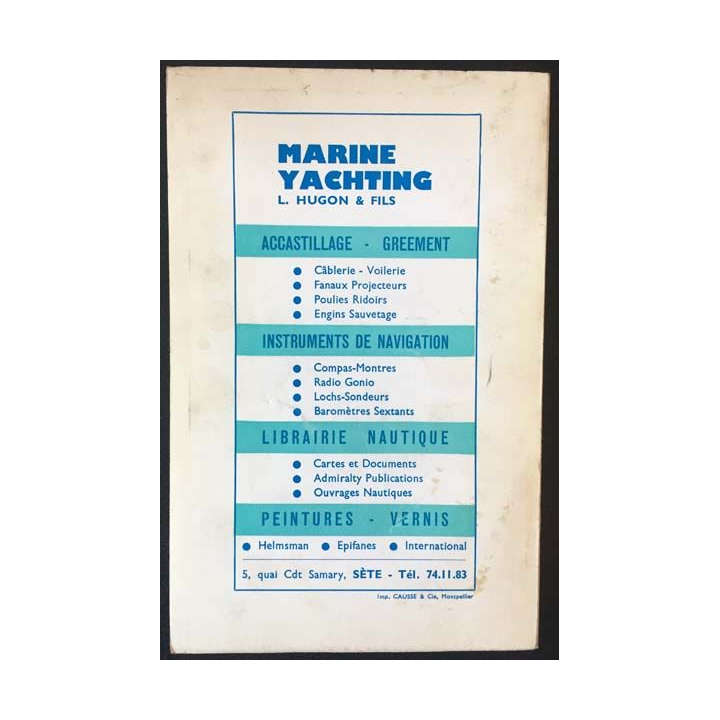1. Guide du marin de plaisance de Edmond Sarda aux éditions Causse & Cie