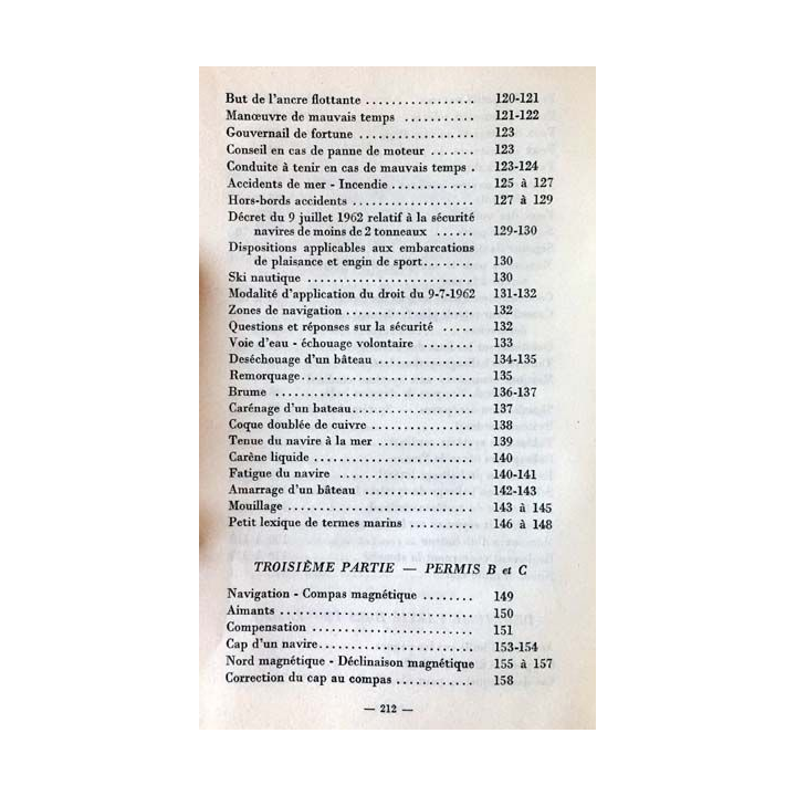 1. Guide du marin de plaisance de Edmond Sarda aux éditions Causse & Cie