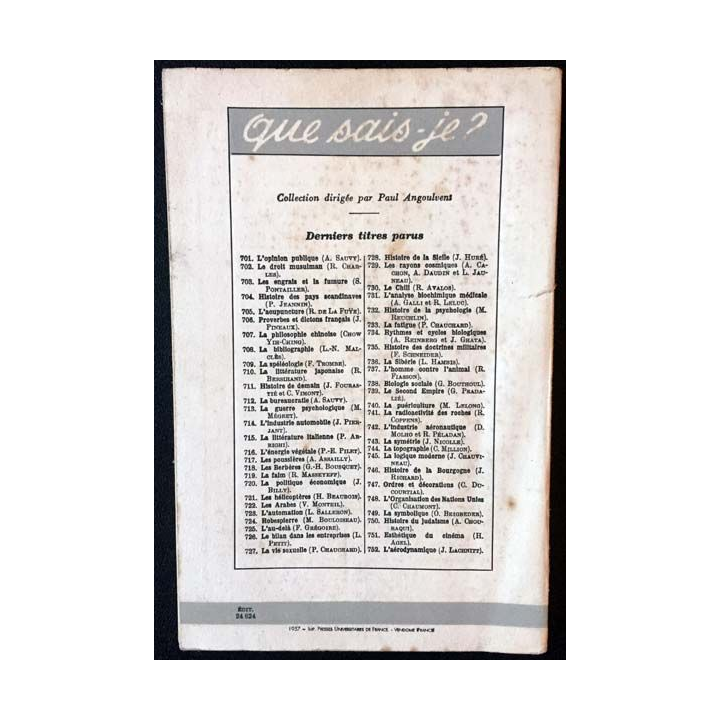 1. Que sais je ? Le radar de Pierre David aux éditions Presses universitaires de France