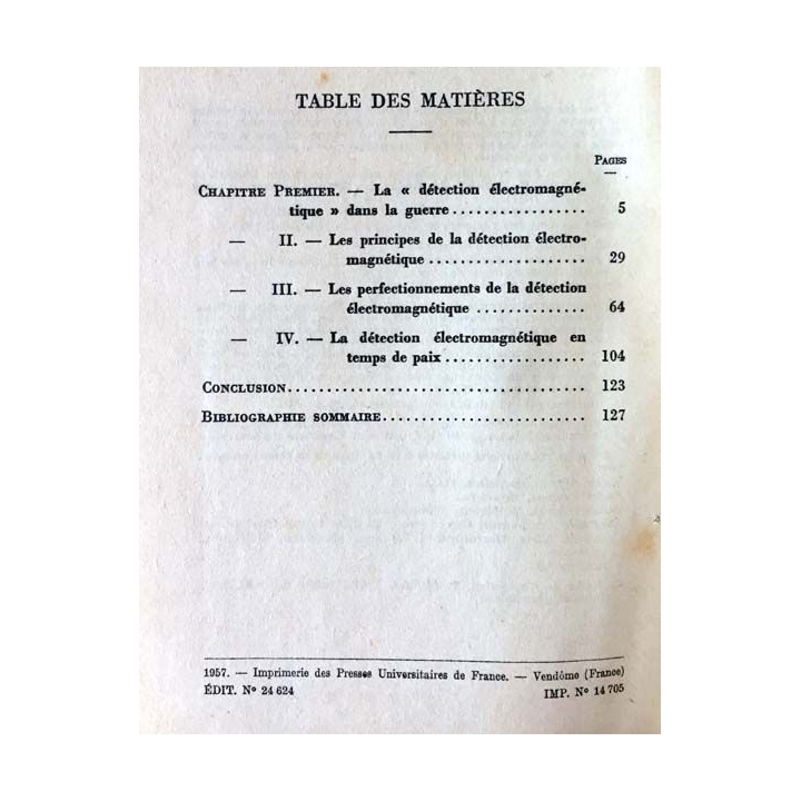 1. Que sais je ? Le radar de Pierre David aux éditions Presses universitaires de France