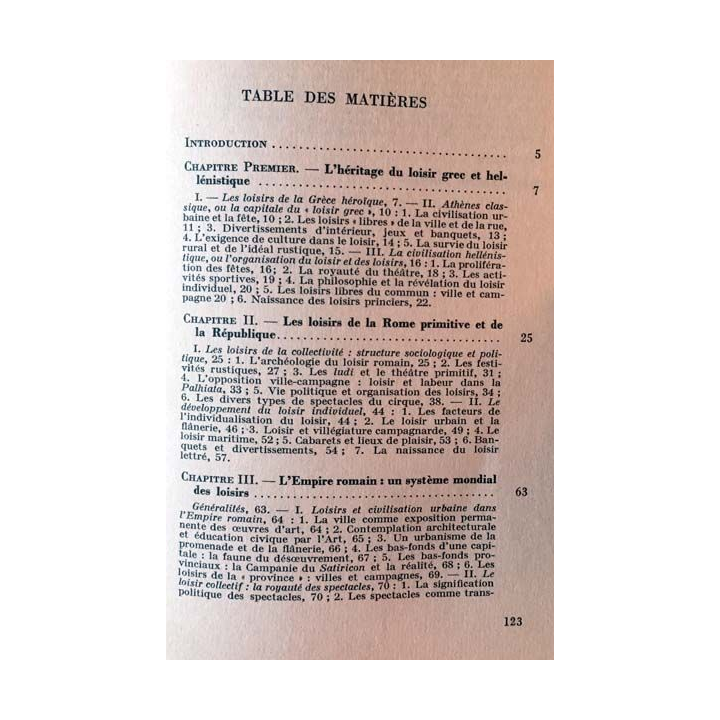 1. N°2169 Que sais je ? Les loisirs en Grèce et à Rome de Jean-Marie André aux éditions Presses universitaires de France