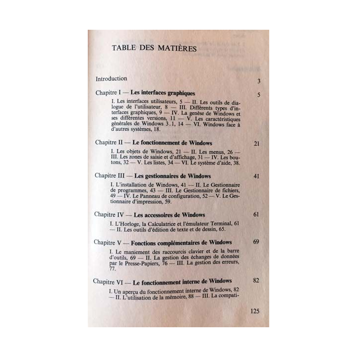 1. N°3036 Que sais je ? L'environnement graphique windows de Philippe Fabre aux éditions Presses universitaires de France