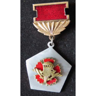 RUSSIE : médaille métallique des soldats russes démobilisés de 5,8 cm de hauteur 