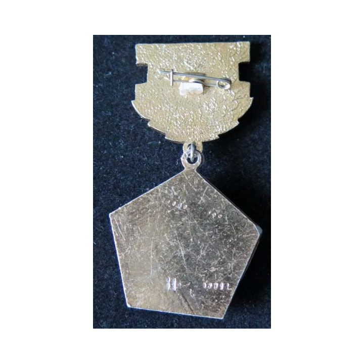 RUSSIE : médaille métallique des soldats russes démobilisés de 5,8 cm de hauteur 