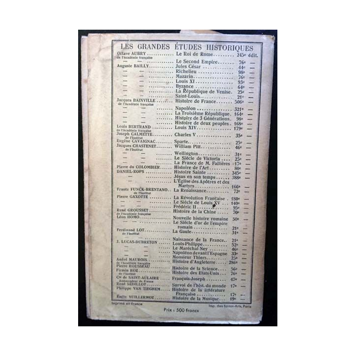1. Histoire de la musique de Émile Vuillermoz aux éditions librairie Arthème Fayard