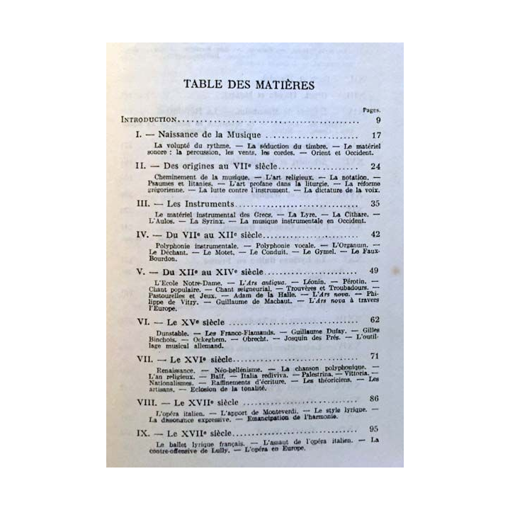 1. Histoire de la musique de Émile Vuillermoz aux éditions librairie Arthème Fayard