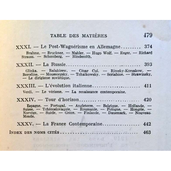 1. Histoire de la musique de Émile Vuillermoz aux éditions librairie Arthème Fayard