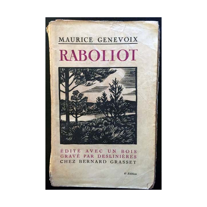 1. Raboliot de Maurice Genevoix aux éditions Bernard Grasset