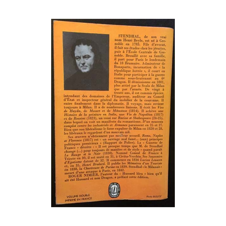 1. Le rouge et le noir de Stendhal aux éditions Gallimard