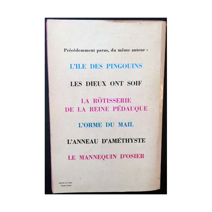 1. Le lys rouge de Anatole France aux éditions Calmann-Lévy