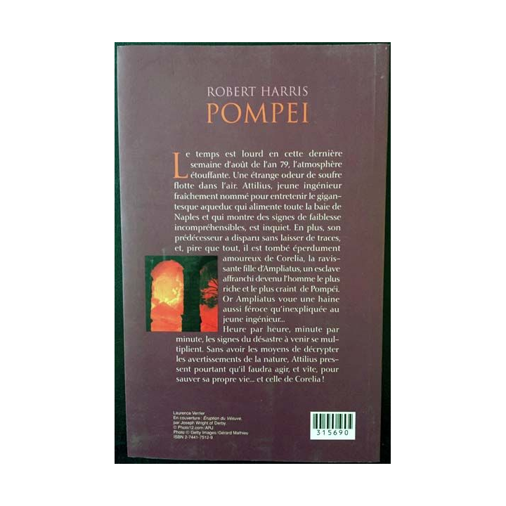 1. Pompei de Robert Harris aux éditions France-loisirs