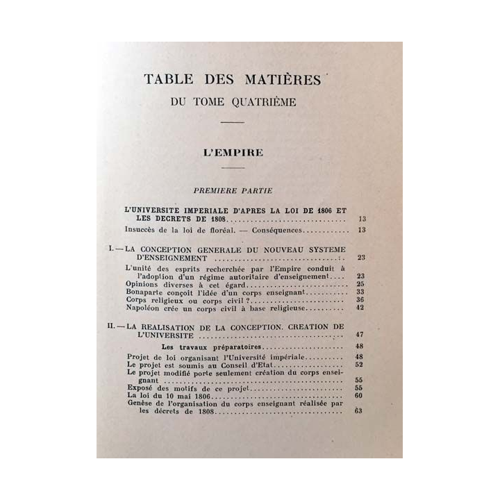 1. Histoire de la liberté d'enseignement en France Tome 4 L'empire de Louis-Grimaud