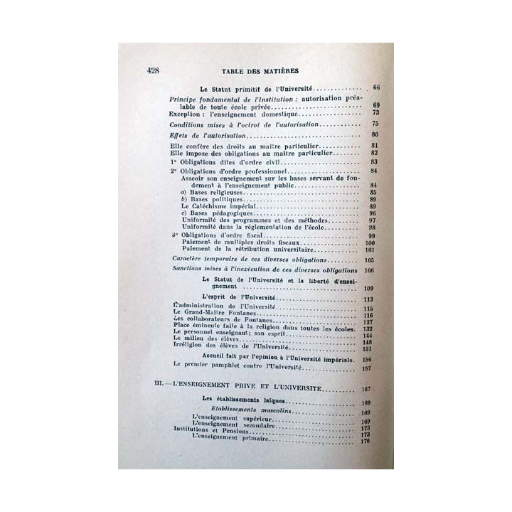 1. Histoire de la liberté d'enseignement en France Tome 4 L'empire de Louis-Grimaud