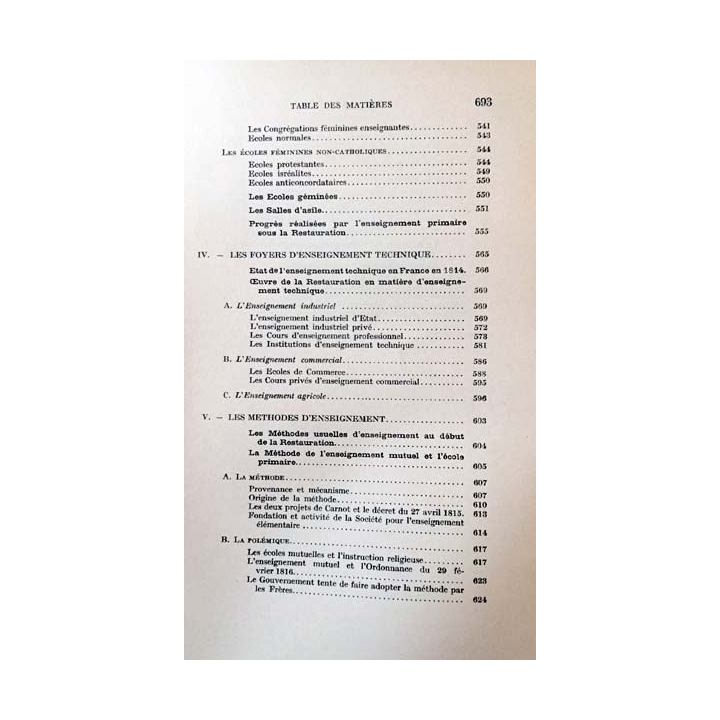 1. Histoire de la liberté d'enseignement en France Tome 6 La restauration ** de Louis-Grimaud