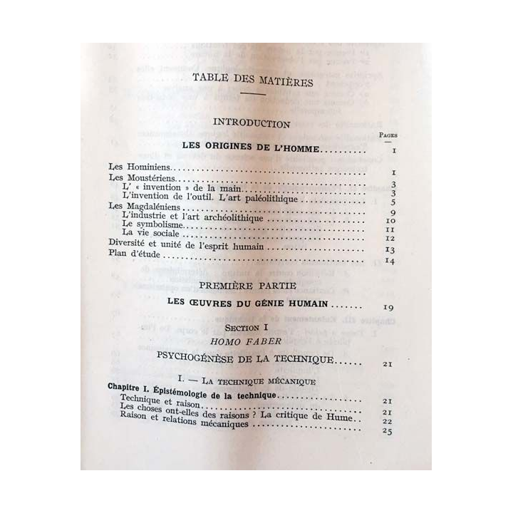 1. Traité de psychologie générale II Le génie humain de Maurice Pradines aux éditions Presses universitaire de France
