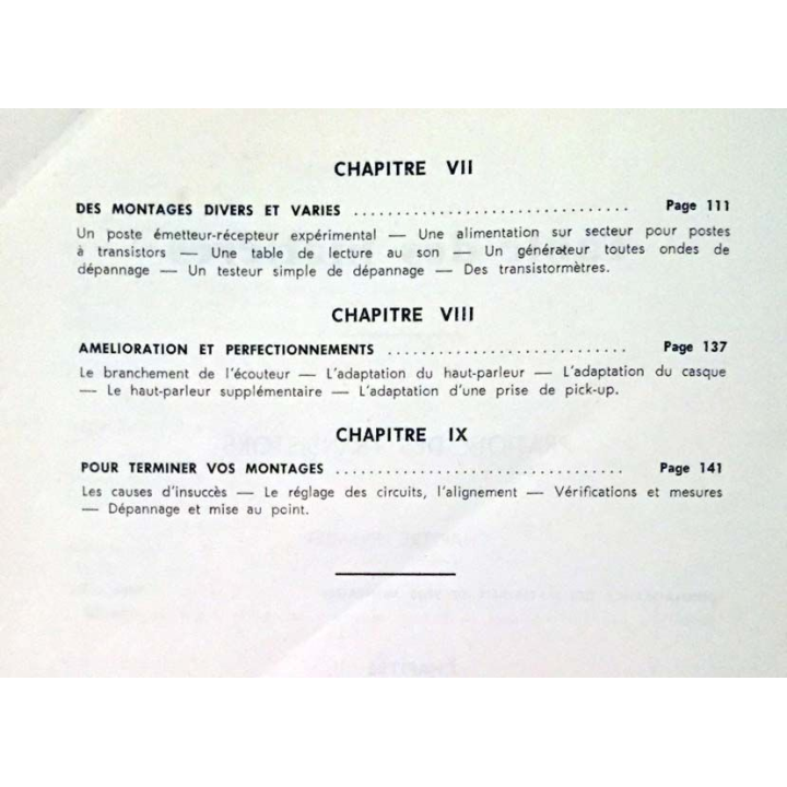 1. Pratique des transistors de L. Péricone aux éditions Technique & vulgarisation