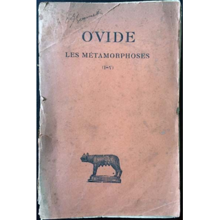 1. Ovide les métamorphoses (I-V) de Georges Lafaye aux éditions "Les belles lettres"