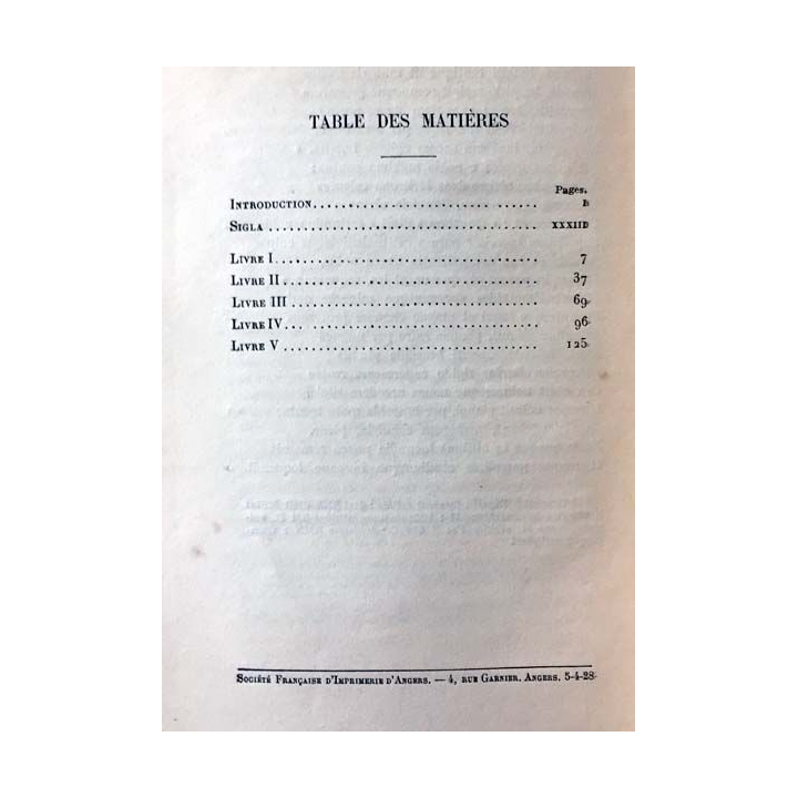 1. Ovide les métamorphoses (I-V) de Georges Lafaye aux éditions "Les belles lettres"