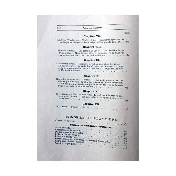 1. Sainte Thérèse de l'enfant-Jésus - Histoire d'une âme écrite par elle-même