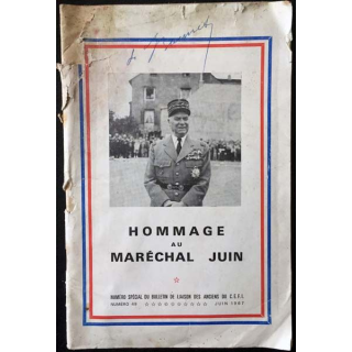 1. Hommage au maréchal Juin par le général Carpentier