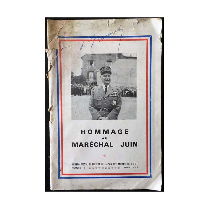 1. Hommage au maréchal Juin par le général Carpentier