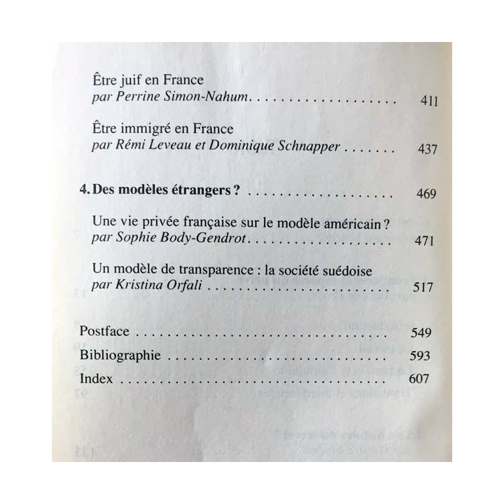 1. Histoire de la vie privée 5. De la première guerre mondiale à nos jours