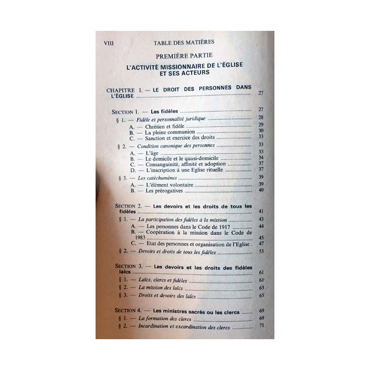 1. Droit canonique de Patrick Valdrini, Jacques Vernay, Jean-Paul Durand et Olivier Échappé aux éditions Dalloz