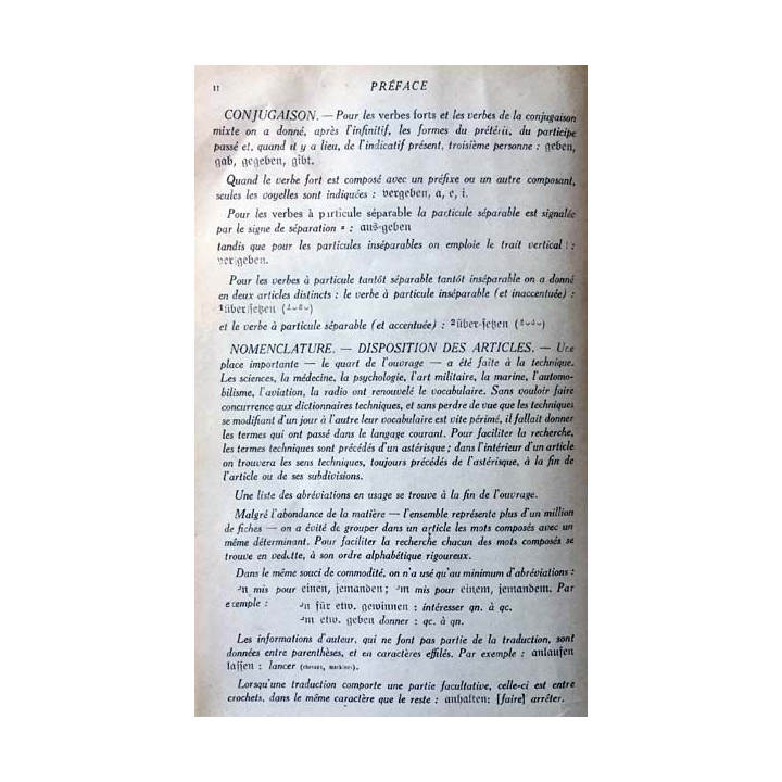 1. Dictionnaire Allemand-Français de F.Bertaux et E.Lepointe aux éditions Librairie Hachette 1941