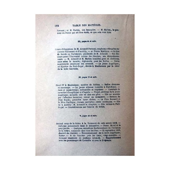 1. Port-Royal Tome premier de C.-A. Sainte-Beuve aux éditions Librairie Hachette 1925