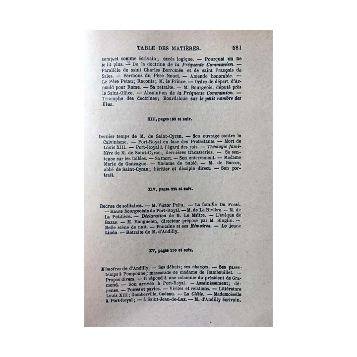 1. Port-Royal Tome deuxième de C.-A. Sainte-Beuve aux éditions Librairie Hachette 1842