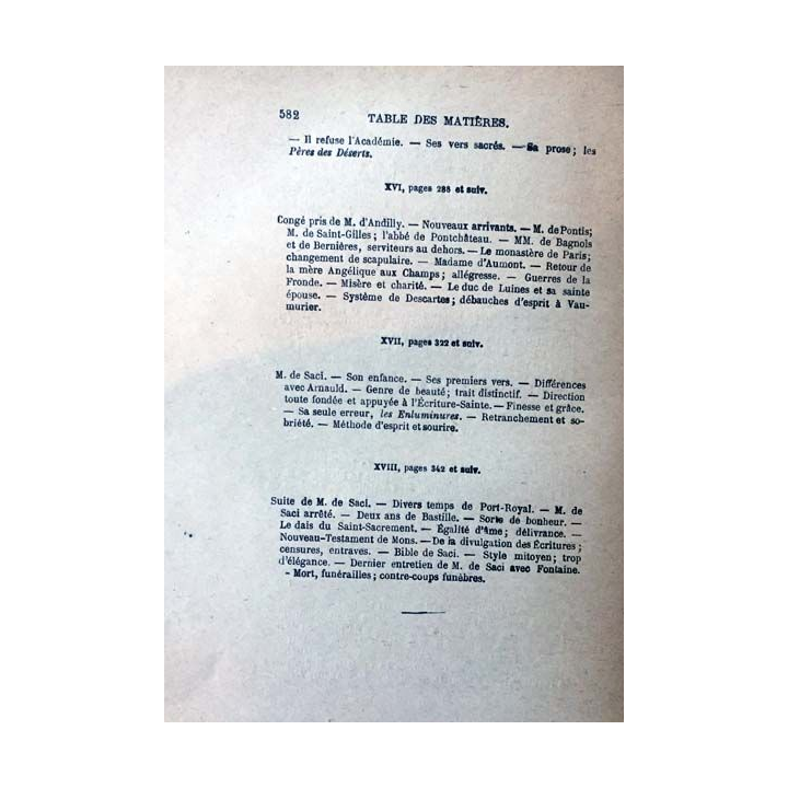 1. Port-Royal Tome deuxième de C.-A. Sainte-Beuve aux éditions Librairie Hachette 1842