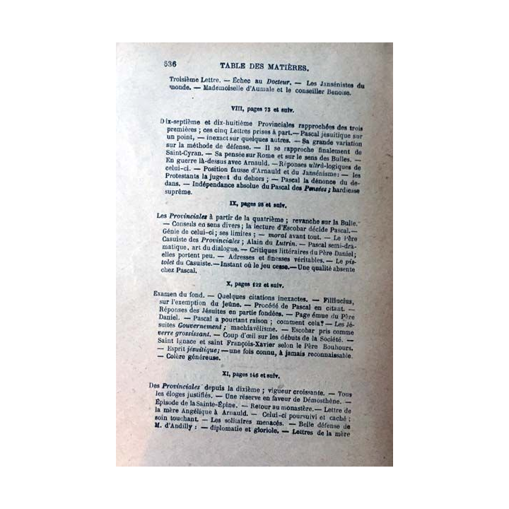 1. Port-Royal Tome troisième de C.-A. Sainte-Beuve aux éditions Librairie Hachette 1846
