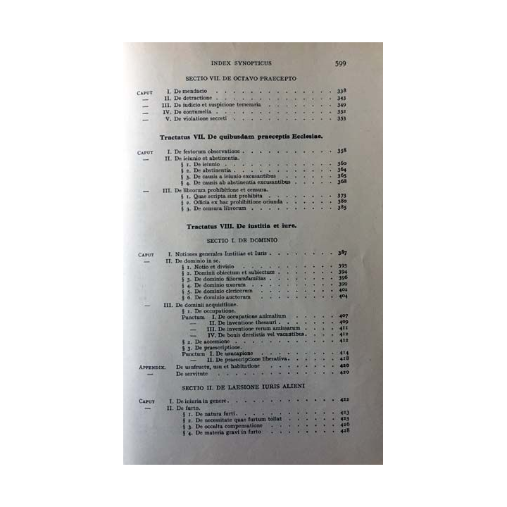 1. Institutiones théologiae moralis Volume 1 aux éditions Universelle 1939