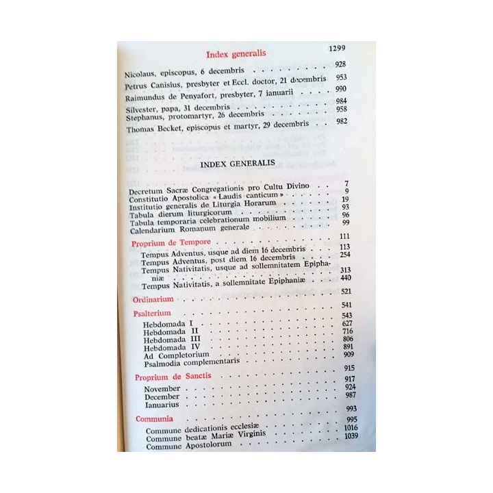 1. Liturgia horarum iuxta rictus romanum I- Tempus adventus tempus nativitatis aux éditions Libreria Editrice Vaticana