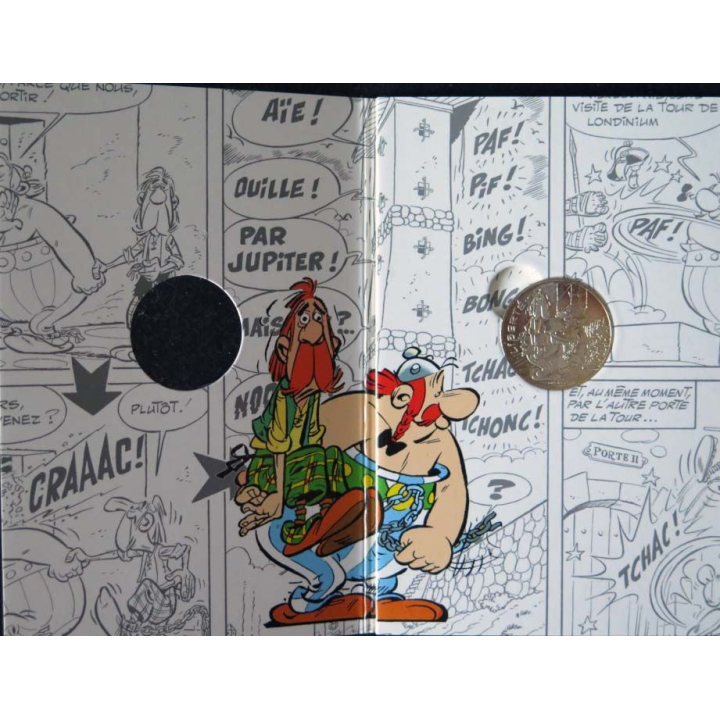 EUROS : pièce de 10 euros en argent LIBERTE Astérix et la Liberté dans son livret