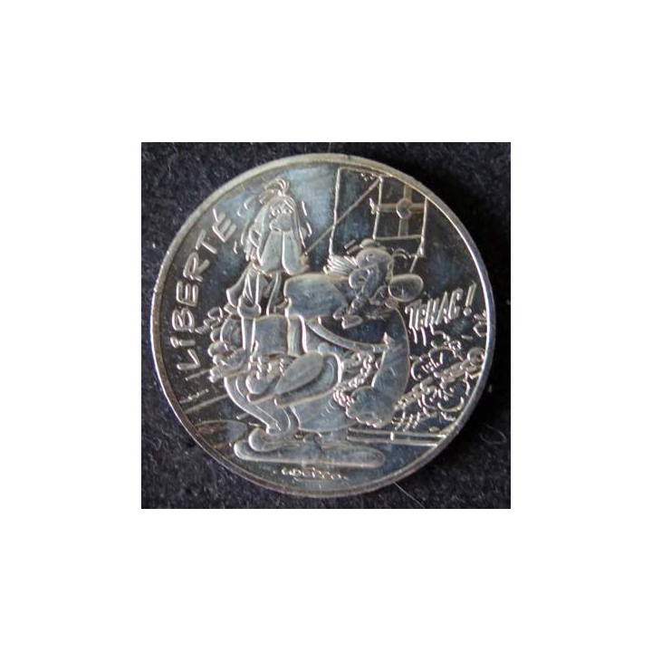 EUROS : pièce de 10 euros en argent LIBERTE Astérix et la Liberté dans son livret