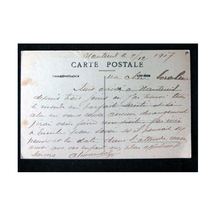 CARTE POSTALE GUERRE 1914-1918  :  (19) Saint-Maixent quartier de Cavalerie de l'Ecole Militaire