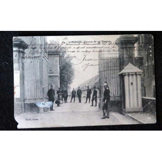 CARTE POSTALE GUERRE 1914-1918  :  (39) Limoges Caserne du 10° 