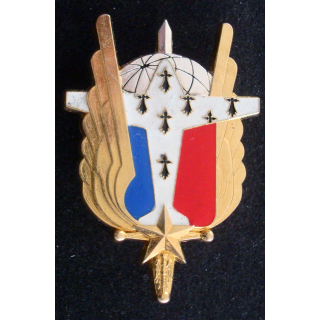 EAAT RENNES: insigne de l'escadrille avions de l'armée de terre à Rennes de fabrication Boussemart G. 4881
