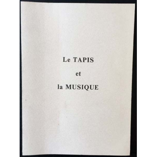 1. Le tapis et la musique de Jean-Claude Raynaud et Nicole Mainguet aux éditions Soleil d'Orient