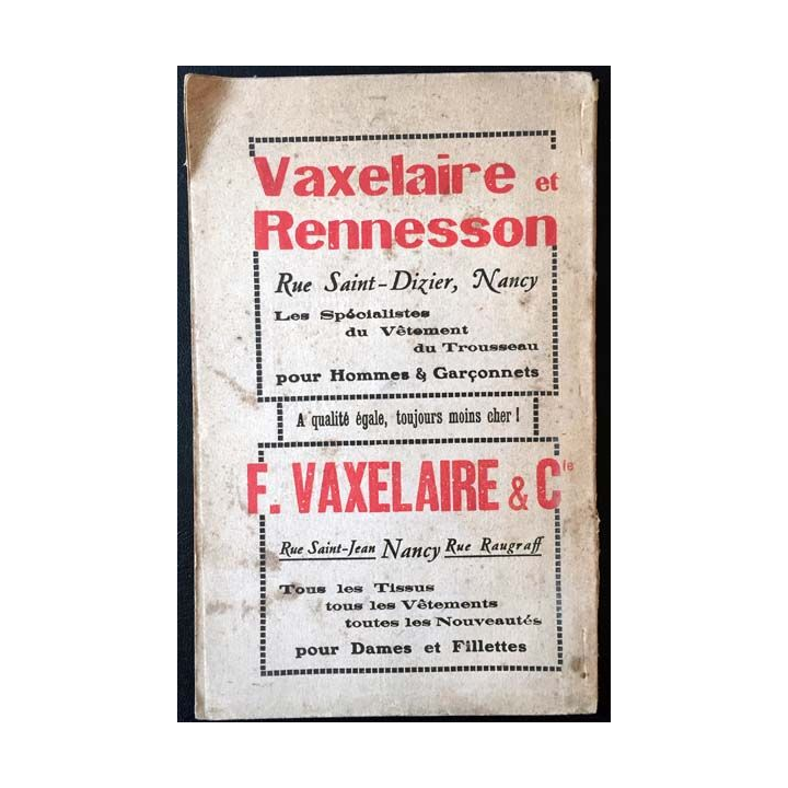 1. Théâtre de la passion Nancy livret officiel 1931 aux éditions Bailly & Wettstein