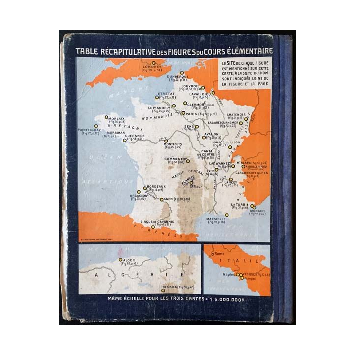 1. Géographie cours élémentaire de Jean Brunhes aux éditions Mame